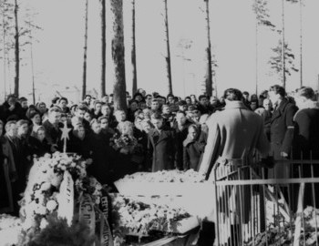 Rustem Slobodin's funeral on March 10, 1959