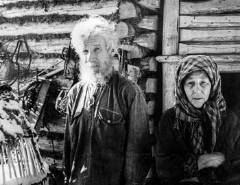 Denisov with his wife, 1958