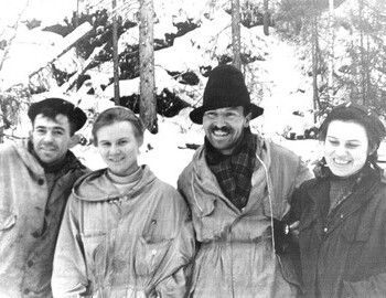 Nikolay Thibeaux-Brignolle, Lyuda Dubinina, Semyon Zolotaryov and Zina Kolmogorova