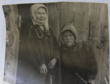 Sheshkin Konstantin with his wife Maria. Garevka.