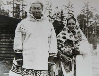 Nikolay Vasilyevich Anyamov with his wife Aleksxandra Vasilyevna