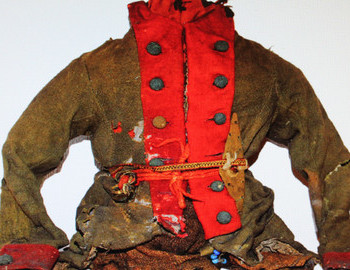 15. The figure of the patron spirit in a Russian infantry soldier uniform from the late 18th century.