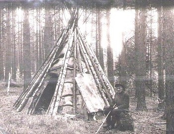 The last Mansi chum, 1970s, Ivan Evlampievich Uvarov, founder of the Ivdel Museum