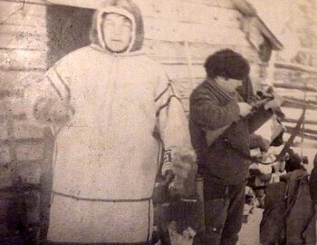 Pyotr Bahtiyarov and Vladimir Androsov near Malaya Toshemka River