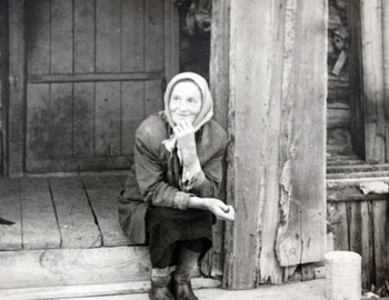 (Sobyanina) Suslova Ulyana Kharlamovna (grandma Ulya), born in 1915, always with a smile
