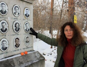 Feb 13, 2019 - Mihaylovskoe cemetery, Dyatlov group memorial 