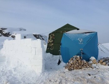Feb 5-11, 2019 - The camp is built with modern tents and protected from the winds
