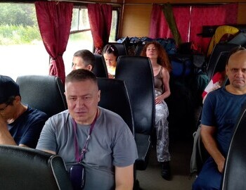 Shift bus (вахтовка) from Ivdel to Auspiya