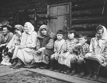 Treskolie 1970. From the archive of the Toponymic Expedition of A.K. Matveev.
