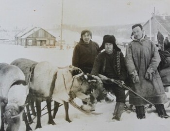 Bahtiyarov Valeriy Timofeevich (left) and Timofey Nikolaevich Pelikov (right). Ushma.