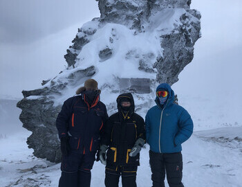 Josh Gates, Teodora Hadjiyska and Mike Libecki