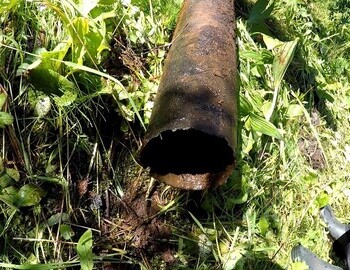 Once again, we examine the pipe we found.