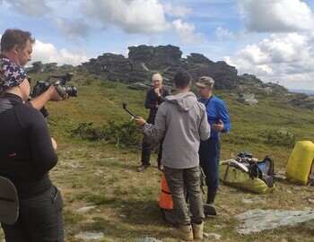 A big interview with the federal television channel about the results of Expedition 2023 of the "International Center for Investigation of the Dyatlov Pass Tragedy" 