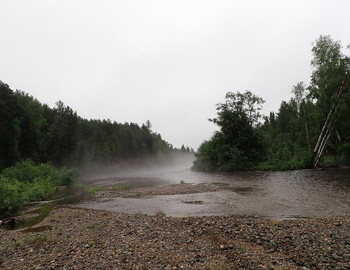 Ushma river, August 4, 2024