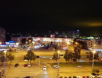 Yekaterinburg–Passazhirsky. The view from my window awaiting my train to Simferopol, Crimea.