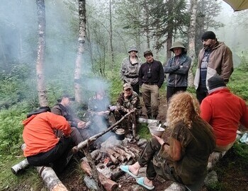 Base camp, photo by Ira Tolmatskaya
