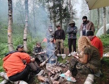 Base camp, photo by Ira Tolmatskaya