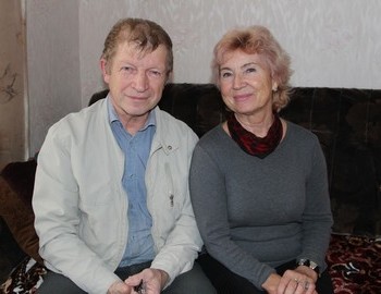 Lyudmila Morgunova, Rustem Slobodin's sister, flew from new York where she lives now to meet with the chairman of Dyatlov Foundation - Yuri Kuntsevich