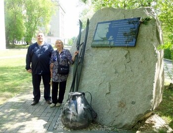 Oleg Rybakov with a friend of Yuri Yudin 