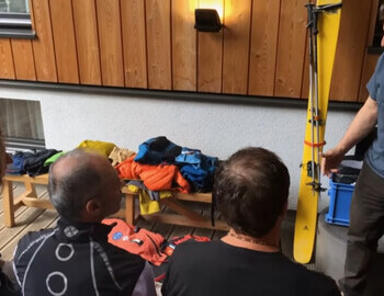 Mario Castiglioni gives a briefing