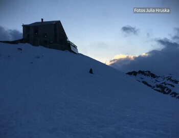 Cabane de Dix, the day of the tragedy, April 29, 2018, morning