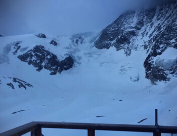 Cabane de Dix, the day of the tragedy, April 29, 2018, morning