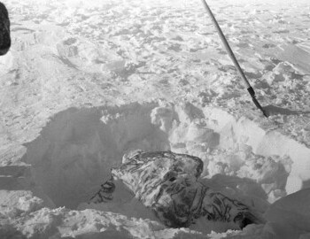 Rustem Slobodin found 480 m from the cedar tree, 5 Mar 1959