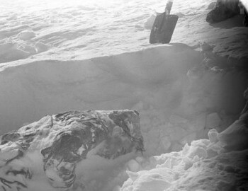 Rustem Slobodin found 480 m from the cedar tree, 5 Mar 1959