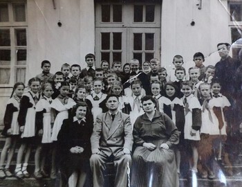 Zolotaryov S.A. - School in Lermontovo - May 1954 (Золотарев С.А. - школа г.Лермонтов - май 1958)