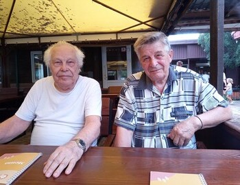 Vladimir Askinadzi with his brother Victor from Moscow (photo Elena Dmitrievska)