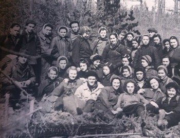 Zina, Lyuda, Boris Slobtsov