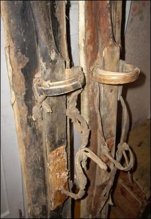 The central part of the skin skis